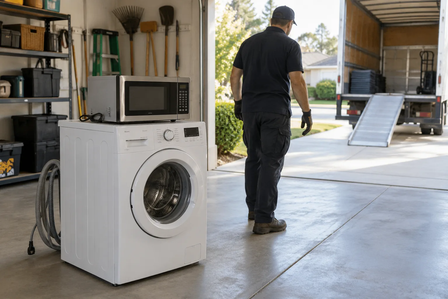 Appliance Removal equipment and access preparation