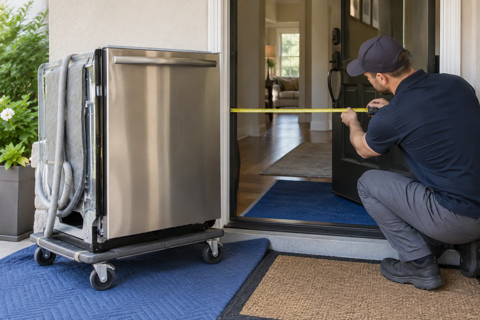 Appliance prepared for professional removal