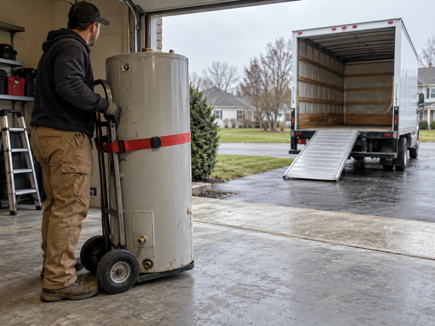 Appliance prepared for professional removal